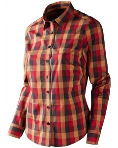 Härkila Lara Lady Hemd Red/Black Check 