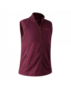 Deerhunter Wingshooter Fleece Weste Windsor red