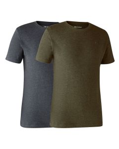 Deerhunter Basic T-Shirt im 2er-Pack