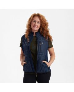 4543-785 Lady Mossdale gesteppte Weste Marineblau