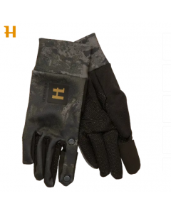 Härkila NOCTYX Camo Fleece-Handschuh mit umklappbarem Finger