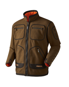 Härkila Kamko Fleecejacke Grün/Orange