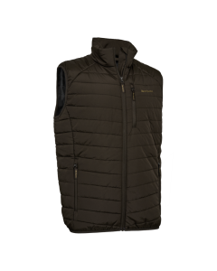 4567-571 Deerhunter Moor Voll wattierte Weste brown leaf