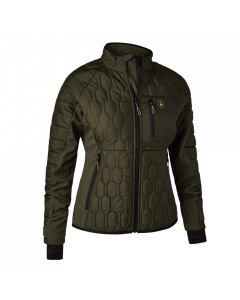 5543-361Deerhunter Lady Mossdale Quilted Jacket- Forest Green