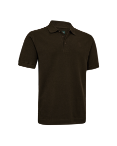 8687-544 Deerhunter Griffin Poloshirt - Otter Brown