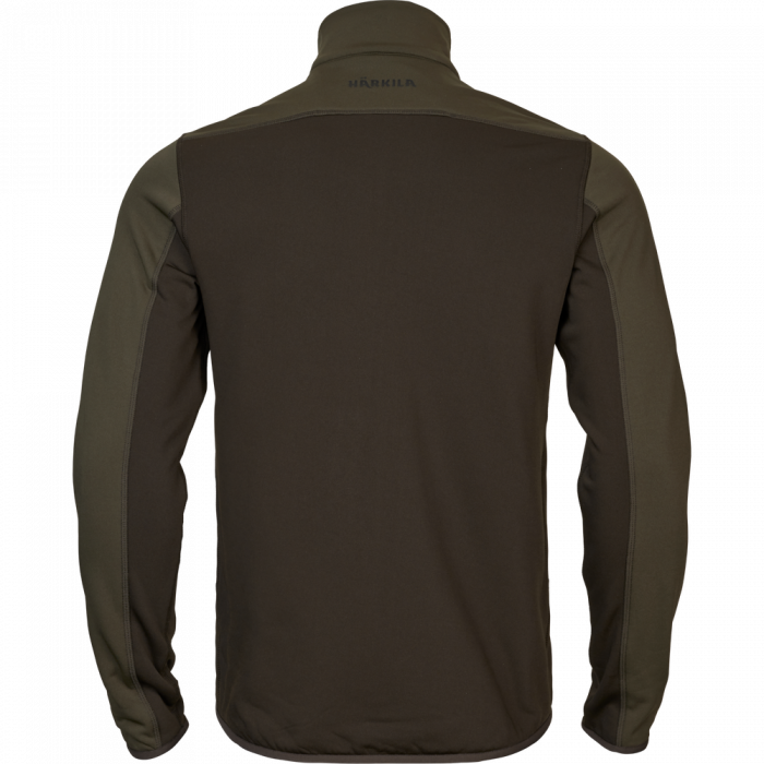 Härkila Olaf Fleecejacke Herren – Willow Green/Shadow Grey – Leicht, Dehnbar & Praktisch
